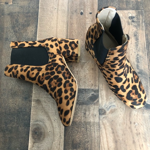 Cheetah Print Booties - Picture 2 of 4
